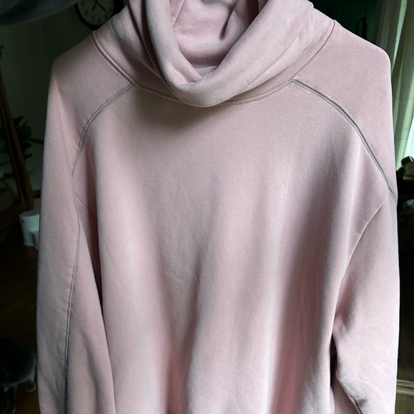 LIT activewear oversized pink sweatshirt Sz large - Picture 4 of 5